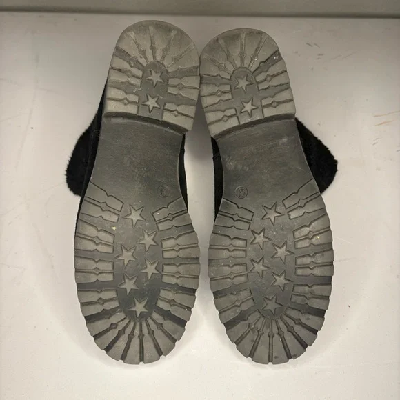 Bjorndal Black Ankle Boots with Fold-Over Cuff - Picture 5 of 7